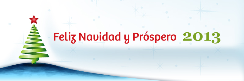 Feliz Navidad y Próspero Año 2013
