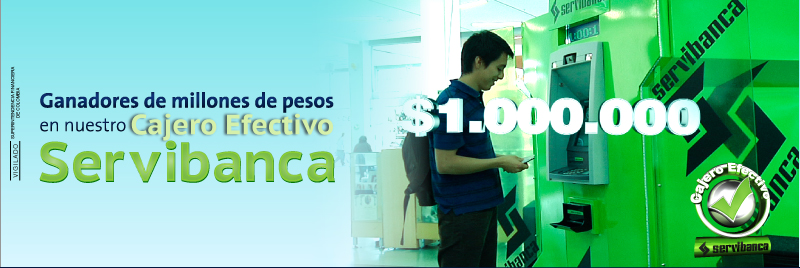 Ganadores Cajero Efectivo Servibanca