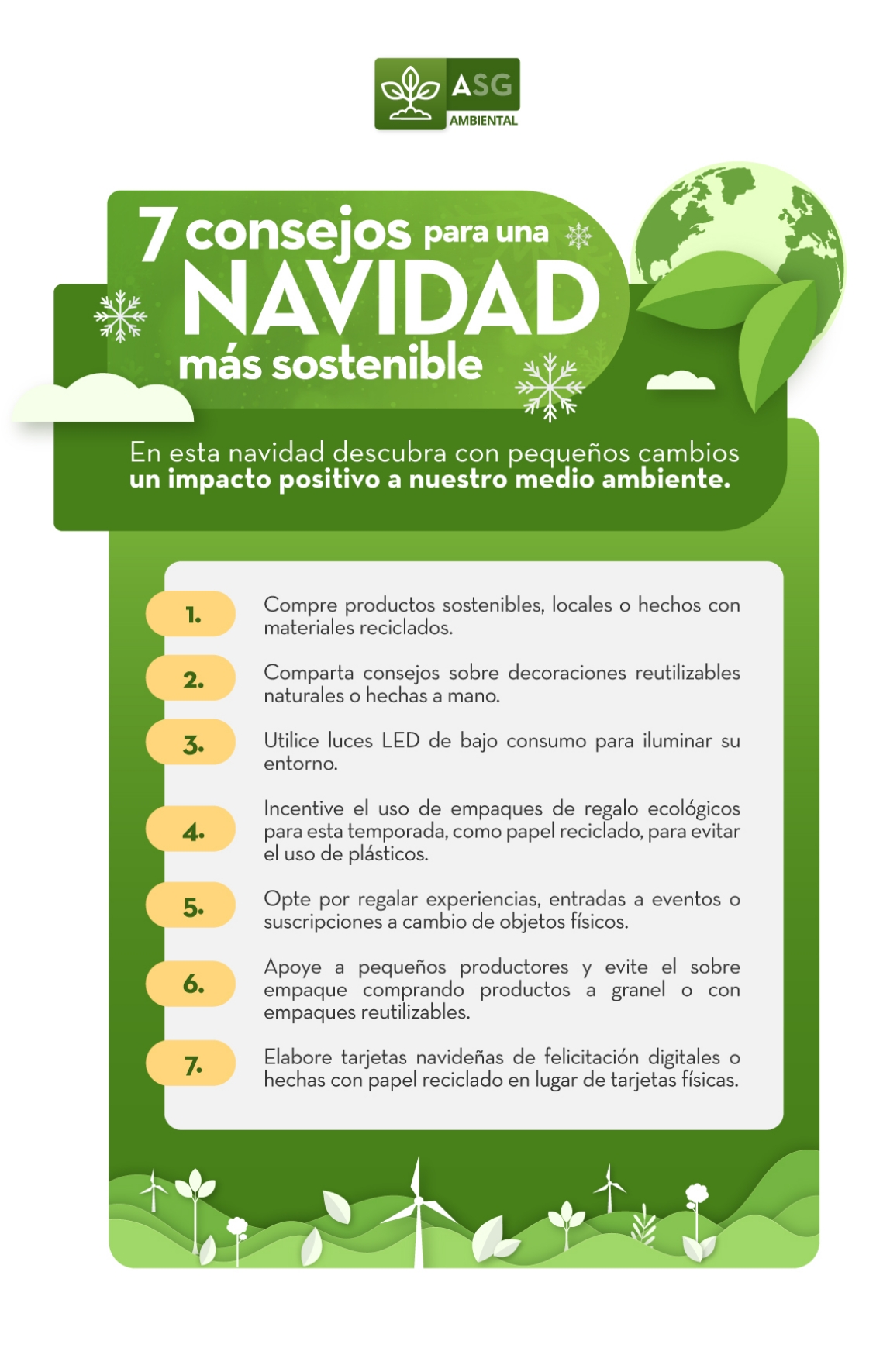 7 consejos para una navidad sostenible