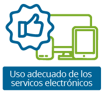Recomendaciones para un adecuado uso de los servicios electrónicos