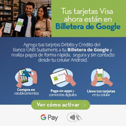 Tus tarjetas Visa ahora están en Billetera de Google