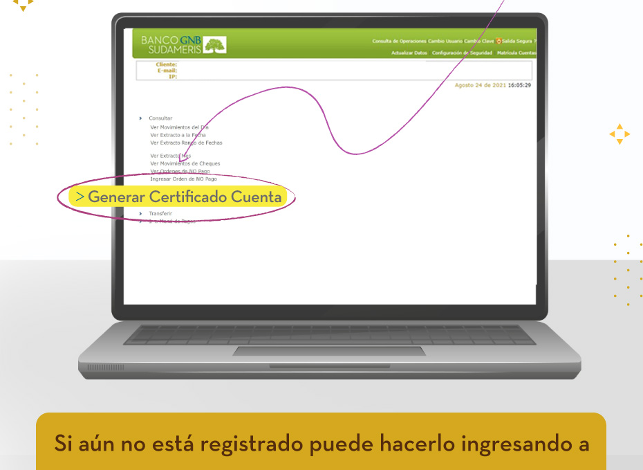 Generar Certificado Cuenta