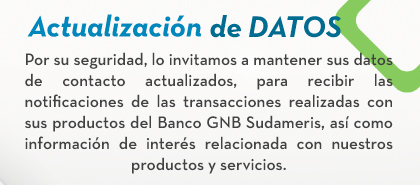 Actualización de datos