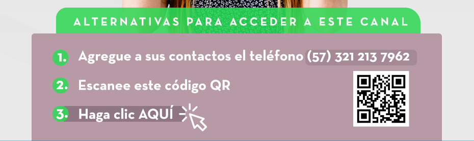 ALTERNATIVAS PARA ACCEDER A ESTE CANAL
