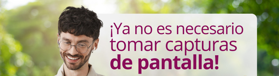 ¡Ya no es necesario tomar capturas de pantalla!