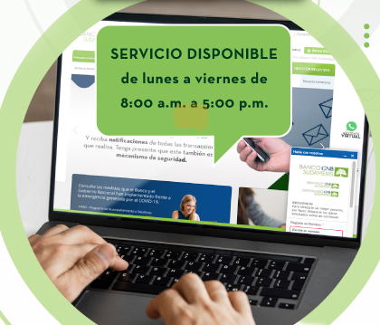 Servicio disponible de lunes a viernes de 8:00 a.m. a 5:00 p.m.