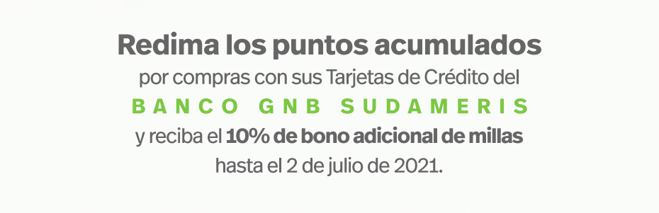 Redima los puntos acumulados