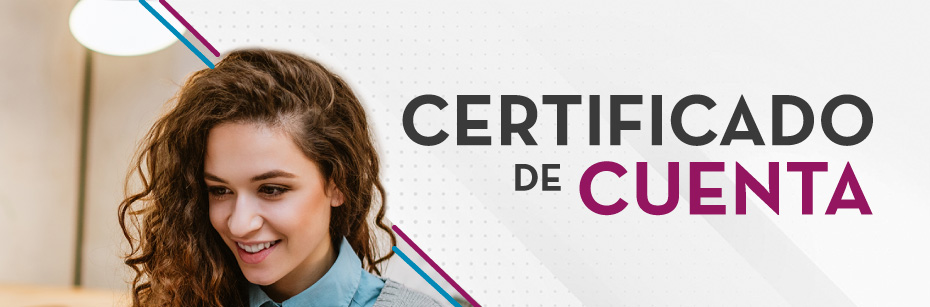 certificado de cuenta