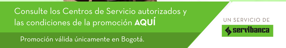 Consulte los Centros de Servicio autorizados y las condiciones de la promoción aquí