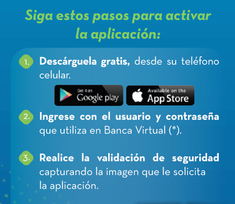 Siga estos pasos para activar la aplicación: