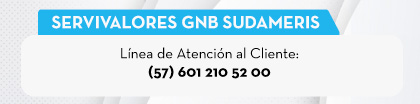SERVIVALORES GNB SUDAMERIS