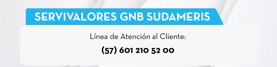 SERVIVALORES GNB SUDAMERIS
